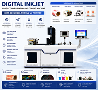Imprimante jet d'encre UV professionnelle nouvelle génération rouleau-à-rouleau pour étiquettes, haute résolution 600 dpi, écologique, haute vitesse, intelligente, industrielle