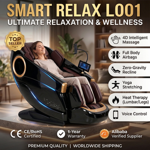 Best-Selling Wireless Charging Zero Gravity Care Chair Shiatsu Track Luxury 4D Chair for Rolling - Product Image 1