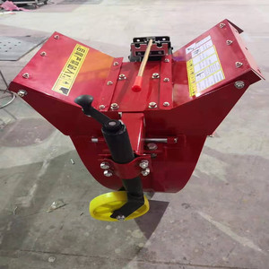 Mini-trancheuse pour tracteur, couleur rouge, facile à utiliser, pour jardinage, avec boîte de vitesses intégrée. - Product Image 1