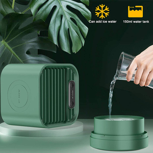 Enfriador de <span class=keywords><strong>aire</strong></span> eléctrico, ventilador de mesa, <span class=keywords><strong>aire</strong></span> <span class=keywords><strong>acondicionado</strong></span> portátil para el hogar con rociador de niebla de agua - Product Image 4