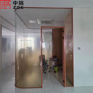 गोपनीयता नियंत्रण पीडीसी स्मार्ट ग्लास विभाजन दीवार एल्यूमीनियम कार्यालयों के लिए मॉड्यूलर समाधान - Product Image 5