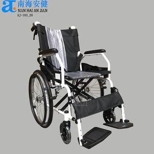 Dispositivo medico AJ-103A_20 sedia a rotelle per portatori di handicap e disabili da viaggio Medikal portatile - Product Image 6