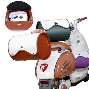 Çok Satan Yeni Hızlı Çıkartılabilir Deri Arka Çanta Su Geçirmez Motosiklet/E-Bisiklet Sürüş Ekipmanı - Product Image 1
