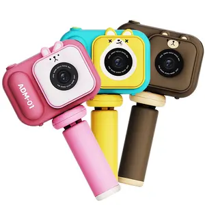 도매 S11 미니 셀카 카메라 1080P 듀얼 렌즈 진짜 귀여운 만화 어린이 인스턴트 카메라 어린이 재미있는 크리스마스 선물