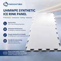 Panneaux de glace synthétique UHMWPE pour l'entraînement au hockey, planches de patinoire artificielle, entraînement au tir et au passe