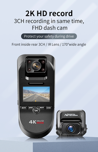 T820s 3-kênh Dash Camera: phía trước 2K + Bên trong 1080P + Phía sau 1080P, cảm biến Sony Starvis, chip 96685 Novatek, Wifi GPS - Product Image 2