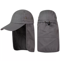 Casquette unisexe de haute qualité avec couverture de cou d'oreille rabat pare-soleil Camping en plein air voyage chapeau de pêche