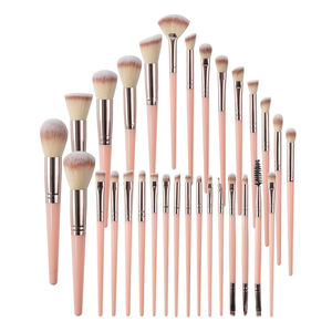 Powder loose makeup brush set <b>blush</b> nose shadow brush soft hair beauty tools makeup full set of brushes - Product Image 5