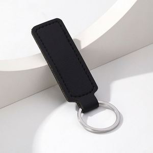 Porte-clés en cuir PU personnalisés avec logo, véganes, en gros, de luxe, vierges, pour entreprises, cadeaux - Product Image 4