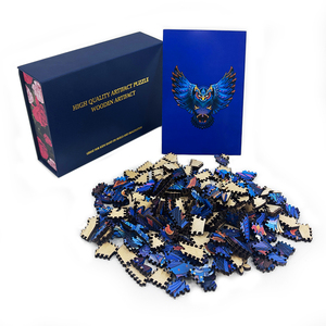 Chất lượng cao <span class=keywords><strong>3D</strong></span> giải pháp đồ chơi bằng gỗ ghép hình bằng gỗ hình học nhiều hình dạng câu đố - Product Image 1