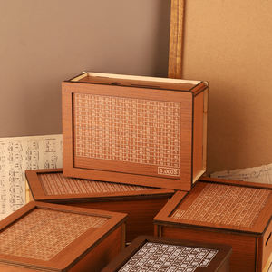 Tirelire en bois personnalisée avec numéro pour la décoration intérieure et le rangement d'argent - Product Image 4