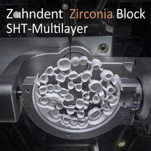 Zahndent meilleur vente bloc de zircone 46% translucidité SHT bloc de zircone multicouche disque de zircone - Product Image 3