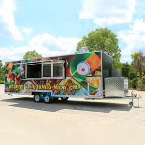 Food Truck Chammp per Hot Dog e BBQ con Costruzione in Fibra di Vetro, <span class=keywords><strong>Cucina</strong></span> Completa, Servizio di Patatine, Servizio di Ristorazione Mobile - Product Image 4