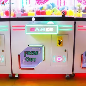 JiaXin kaynağı fabrika OEM hizmeti vinç Arcade oyun pençe makinesi pençe çikolata oyun makinesi ile gölgelik