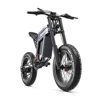 Moto électrique en stock aux États-Unis et en UE, 1500W, moteur sans balais, batterie lithium 60V 30Ah, pneus larges de 20 pouces, vélo électrique avec une autonomie de 70 km pour adultes