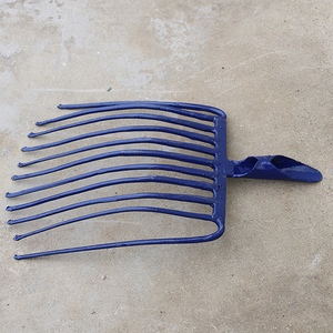 Fourche en acier soudé Xl-blue 11 dents cryptage tête <span class=keywords><strong>de</strong></span> fourche en acier multi-brins <span class=keywords><strong>outil</strong></span> d'entretien <span class=keywords><strong>de</strong></span> construction <span class=keywords><strong>de</strong></span> <span class=keywords><strong>pierre</strong></span> <span class=keywords><strong>de</strong></span> scories ferroviaires - Product Image 4