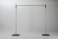 Réglable 1.8-6M décoration de mariage drapé tuyau toile de fond support barre transversale Uprignt