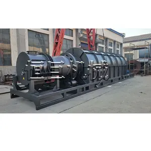 Hardwood Wood Log Coconut Shell Bamboo Activated Carbon Furnace Airflow Biochar Kiln For Charcoal