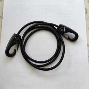 Ganchos de remolque, cuerda elástica de acero de 5 mm con gancho plano de 160 cm para uso en exteriores en kayak - Product Image 1