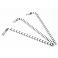 Clé Torx double usage en forme de L T6/T8/T10/T15/T20/T25/T30 en acier au carbone nickelé, qualité DIY, système métrique, personnalisable OEM