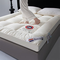 Düz renk ikiz kral yatak Topper yumuşak ve rahat ekstra kalın 100% Polyester kaymaz kalın yatak