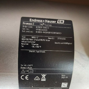 Medidor de Flujo Coriolis Higiénico E+H Proline Promass P100, Medición Multivariable, Ultracompacto, IP69K, CIP/SIP - Product Image 3