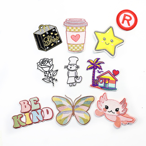 Hot Selling <b>Sew</b> <b>on</b> <b>Patches</b> in Bulk Iron <b>on</b> Embroidery Logo <b>Patch</b> Custom for Garments Decorations - Product Image 6