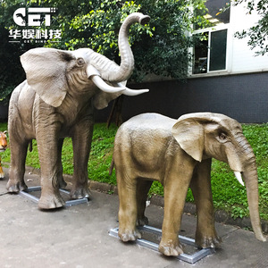 Modelo <span class=keywords><strong>de</strong></span> Elefante Animatrónico Realista a Tamaño Real, Personalizado OEM, Estatua <span class=keywords><strong>de</strong></span> Animal Salvaje Impermeable para Zoológico, Parque Temático, Centro Comercial, Punto Turístico - Product Image 1