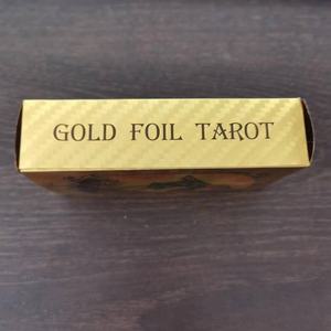 การ์ดไพ่ทาโรต์พีวีซีเคลือบทองคำแบบกำหนดเองขายส่ง พร้อมคู่มือ - Product Image 2