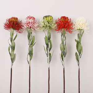 Sun Needle Pad Flower 60cm Long 10cm Head Diameter High Simulation Wedding Home Decorations - Product Image 2