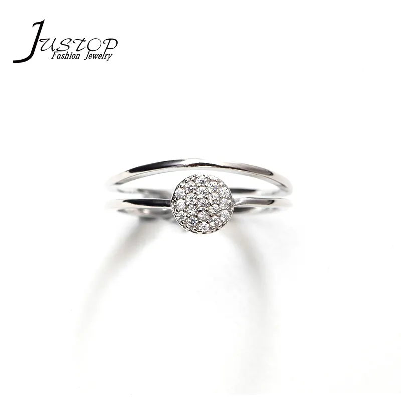 new design trendy jewelry 925 sterling silver womens silver ring