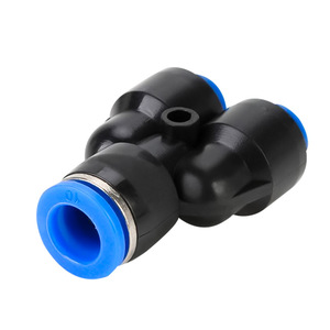 Pneumatic Fittings Y Type <b>Quick</b> Connect Adapter 6 4 8 6 mm Size Air Tube <b>Connector</b> for Industrial Use - Product Image 1