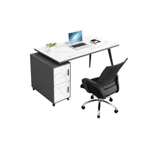 Furnitur meja kantor kecil komputer, meja kantor, desain OEM/ODM, kayu, grosir, ruang Modern, kamar tidur, kantor