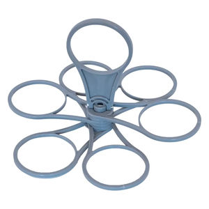 Support pliable pour 6 tasses en verre, poignée pour tasse à café, support pour bouteille d'eau, portable, anti-brûlure, camping, fête, bar, maison - Product Image 1