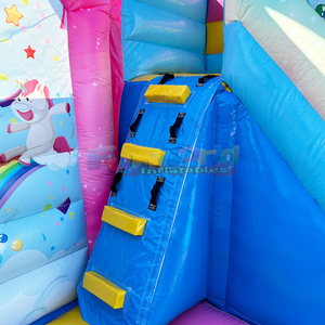 Aufblasbare einhorn-hupfburg <b>inflatable</b> unicorn slide combo jumper commercial bouncy castle outdoor kids bounce <b>house</b> - Product Image 6