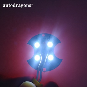Anti parpadeo AC 6.3V 194 T10 # 555 Ba9s # 44 Discos LED Ajustables de Doble Cara, Blanco Frío y Ámbar, 13 LED, para Pinball JET/POP BUMPER - Product Image 6
