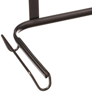 JH-Mech Étagère de sac à ordures de <span class=keywords><strong>cuisine</strong></span> personnalisée facile à installer Support de sac <span class=keywords><strong>poubelle</strong></span> en métal suspendu noir pour porte d'armoire et placards - Product Image 4