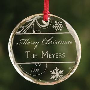 Ornement de noël en <span class=keywords><strong>cristal</strong></span>, ornement en verre rond, ornements suspendus en <span class=keywords><strong>cristal</strong></span>, décoration/pendentif en verre de <span class=keywords><strong>cristal</strong></span>, tendance 2022 - Product Image 2