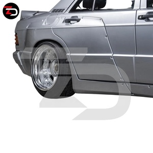 <span class=keywords><strong>Prix</strong></span> d'usine Kit carrosserie style Rocket Bunny avec lèvre avant, jupes latérales, extensions d'ailes et aileron pour modèle Benz <span class=keywords><strong>190E</strong></span> W201 1982-1993 - Product Image 4