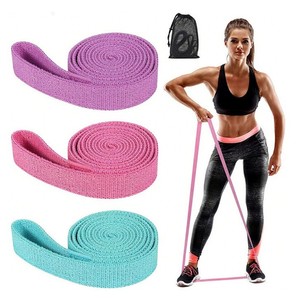 Ceinture de Résistance Transfrontalière à Force Moyenne pour Fessiers, Idéale pour la Maison, la Gym, le Fitness et le Yoga – Ensemble de Bandes Élastiques - Product Image 3