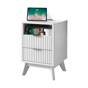 <span class=keywords><strong>Comodino</strong></span> Minimalista in MDF con Ripiano Nascosto per Camera da Letto e Soggiorno, Fornitore di Fabbrica - Product Image 5