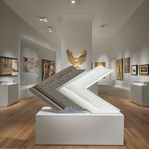 Yiwu junlin <span class=keywords><strong>doré</strong></span> style européen fantaisie cadre photo moulage en polyuréthane - Product Image 1