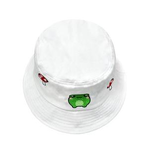 Sombrero de Pescador con Bordado de Logotipo de Animal de Dibujos Animados, Diseño Lindo, Algodón Suave y Transpirable, Unisex, para Playa, Verano - Product Image 6
