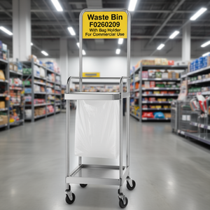 Carrello Porta Rifiuti F0260209 con Supporto per Sacchi per Uso Commerciale - Product Image 3