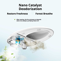 Toilette intelligente de luxe en céramique ABS plaquée or avec bidet intégré, siège chauffant, lavage à l'eau chaude, désodorisation, fixation au sol, commande au pied incluse