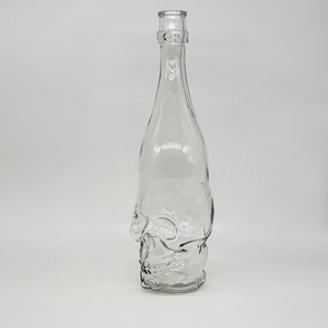 <span class=keywords><strong>Botella</strong></span> <span class=keywords><strong>de</strong></span> Vidrio con Forma <span class=keywords><strong>de</strong></span> <span class=keywords><strong>Calavera</strong></span> para Whisky, <span class=keywords><strong>Vodka</strong></span>, Brandy y Licores, con Tapón <span class=keywords><strong>de</strong></span> Corcho, Venta al por Mayor - Product Image 3