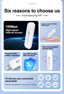 Router WiFi 4G LTE Portatile con Slot per Scheda SIM, 150Mbps, Sbloccato, Prezzo di Fabbrica - Product Image 6