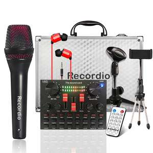 GAM-900 Nouvel équipement professionnel : Kit complet de <span class=keywords><strong>studio</strong></span> d'enregistrement avec carte son et micro à condensateur pour diffusion en direct - Product Image 2