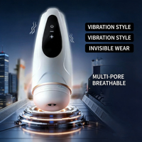 Pompe à pénis pour homme - Jouets sexuels masculins avec pompe à vide améliorée, 9 fonctions de poussée, rotation, vibration, succion et léchage