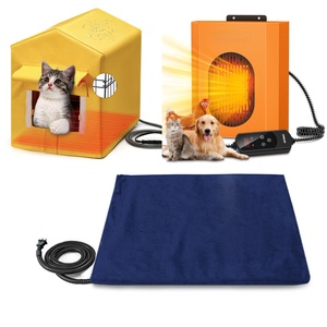 Couverture chauffante électrique pour animaux de compagnie, protection contre la surchauffe, imperméable, température réglable, coussin chauffant pour animaux de compagnie, lit chauffant pour chats et chiens - Product Image 5
